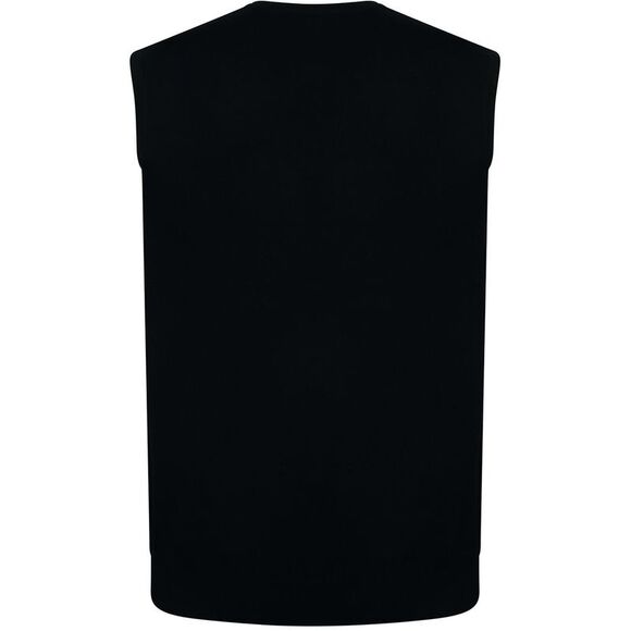 Henbury Mens Sleeveless 12 Gauge V-Neck Fine Knit Jumper Sizes S-4XL / Navy